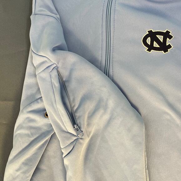 KnowWear Boys Quarter Zip UNC Long Sleeve Jacket with Elastic Cuffs Blue  M - Picture 10 of 10